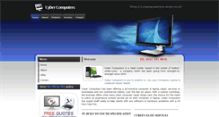 Desktop Screenshot of cyber-computers.co.uk